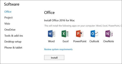 Microsoft office for mac update