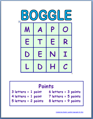 Free Boggle Word Games